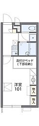 レオパレスユウ 1Kの間取図画像