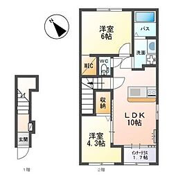 三木市緑が丘町本町一丁目新築アパート 2階