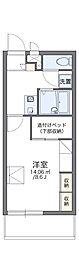 レオパレスcrane1 1Kの間取図画像