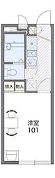 レオパレスVESPER 1Kの間取図画像