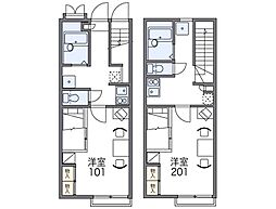 レオパレスエメラルド 2階/205