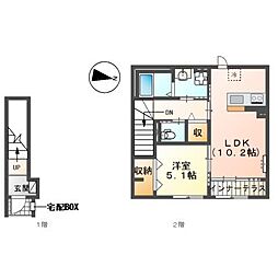 リファインド レジデンス 2階/-