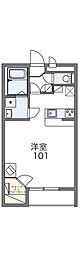 レオパレス揖保川1 1Kの間取図画像
