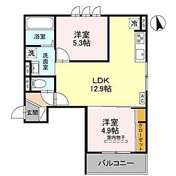 メゾン ド ソルテ A棟 2階