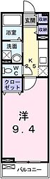 チェリーチ東同心町 2LDKの間取図画像