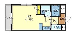 ソフィア21溝之口2 ワンルームの間取図画像