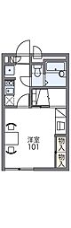 レオパレスステイ・ゴールド 1Kの間取図画像