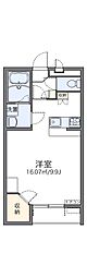 レオパレスイーストカサギ 1Kの間取図画像