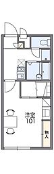 レオパレスルミエール 1Kの間取図画像