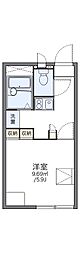 レオパレスモンテシャンス 1Kの間取図画像