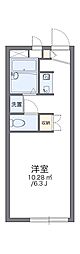 レオパレスファーストプラザ 1Kの間取図画像