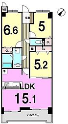 間取図画像 3LDK