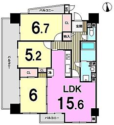 間取図画像 3LDK