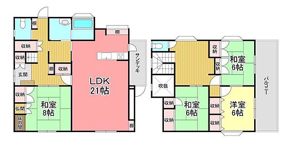間取りを拡大表示
