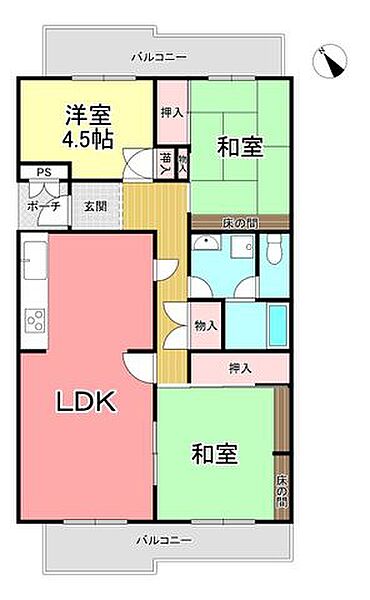 間取りを拡大表示
