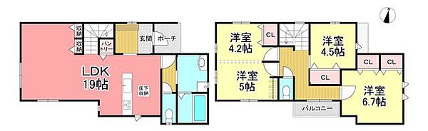 間取りを拡大表示