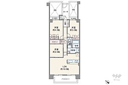間取図画像 3LDK