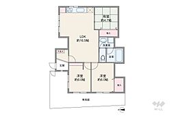 間取図画像 3LDK