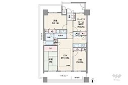 間取図画像 3SLDK