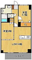 COMFORT SQUARE LUXE  ｜ 福岡県北九州市八幡東区春の町4丁目（賃貸マンション2LDK・9階・59.37㎡） その2