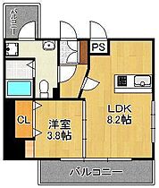 Basic B.L.D YAHATA  ｜ 福岡県北九州市八幡東区中央2丁目（賃貸マンション1LDK・10階・35.00㎡） その2