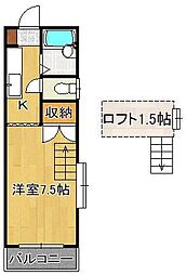 ハイネス枝光B棟 2階/-
