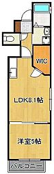 サンクレシア戸畑駅前 1LDKの間取図画像