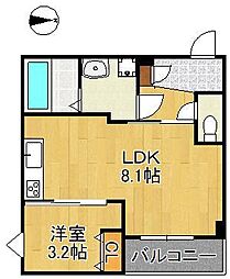 ジーメゾン戸畑 2階/-