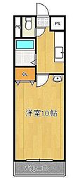 ニューエバーグリーン八幡 1Kの間取図画像