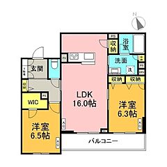 物件の間取り