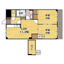 フォレストリバー 201 ｜ 滋賀県米原市高溝（賃貸マンション2LDK・2階・49.50㎡） その2