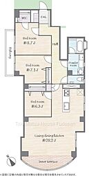 間取図画像 3LDK