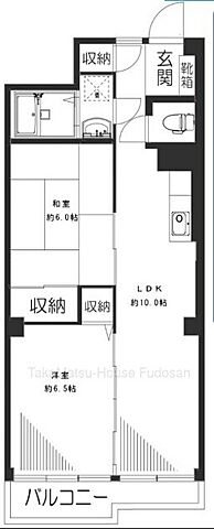 間取り マンション西目黒苑 4階/-