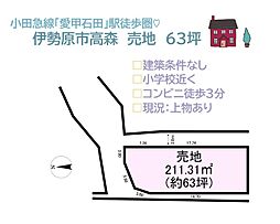 伊勢原市高森　売地　63坪