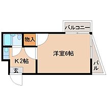 クリーンハイツ 410 ｜ 福岡県久留米市合川町18-16（賃貸マンション1K・4階・17.30㎡） その2