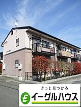 ボヌール弐番館 203 ｜ 福岡県朝倉市甘木1221番地5（賃貸アパート1LDK・2階・40.04㎡） その1