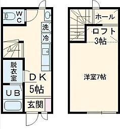 LOFT SOLALA 1SDKの間取図画像