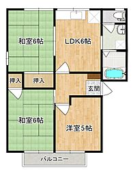 ファミールそら 3DKの間取図画像