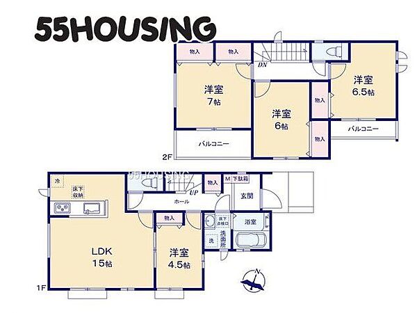 間取りを拡大表示