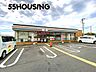 周辺：セブンイレブン桶川川田谷店 徒歩8分。 600m