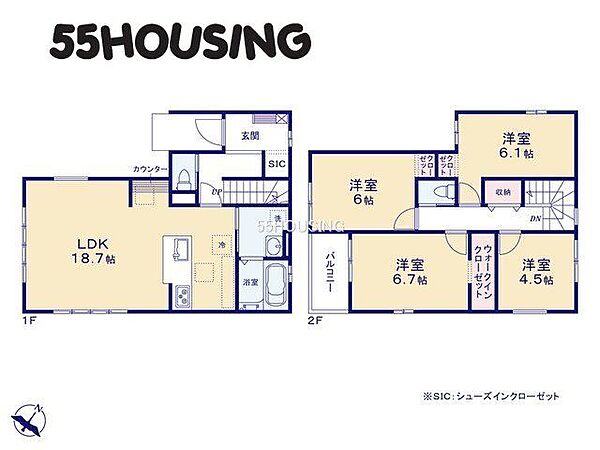 間取りを拡大表示