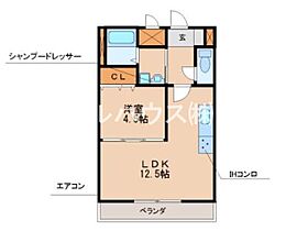 E.POPULARII  ｜ 佐賀県鳥栖市藤木町10-47（賃貸マンション1LDK・1階・40.81㎡） その2