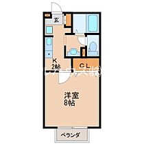 フォンティーヌ  ｜ 佐賀県鳥栖市今泉町2544-1（賃貸アパート1K・1階・26.71㎡） その2