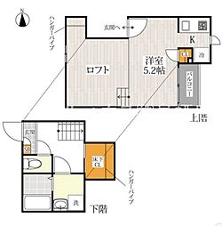 CB鳥栖ルミナス 1Kの間取図画像