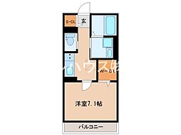 S・T・S 1Kの間取図画像