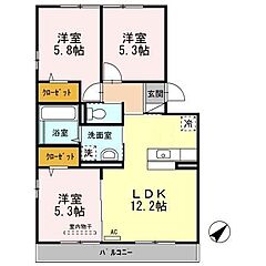 物件の間取り