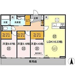 S・レーヴ 3LDKの間取図画像
