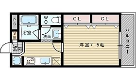 サンフラッツ新大阪（別館）  ｜ 大阪府大阪市東淀川区東中島4丁目1-35（賃貸マンション1K・6階・24.48㎡） その2