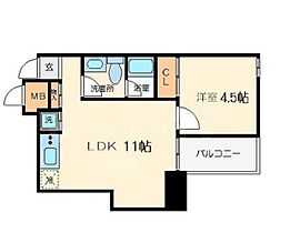 La Douceur湊町  ｜ 大阪府大阪市浪速区幸町1丁目（賃貸マンション1LDK・3階・36.00㎡） その2