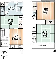 豊中市豊南町西5丁目借地テラスハウス